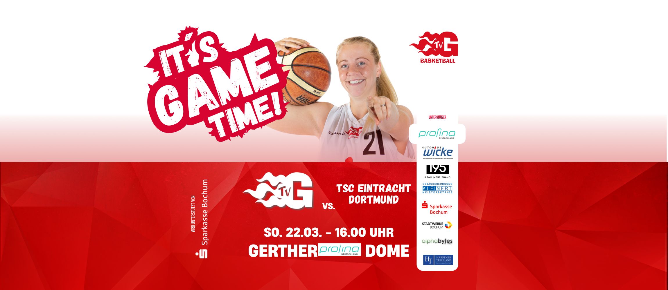 Gertherinnen empfangen Schlusslicht TSC Dortmund