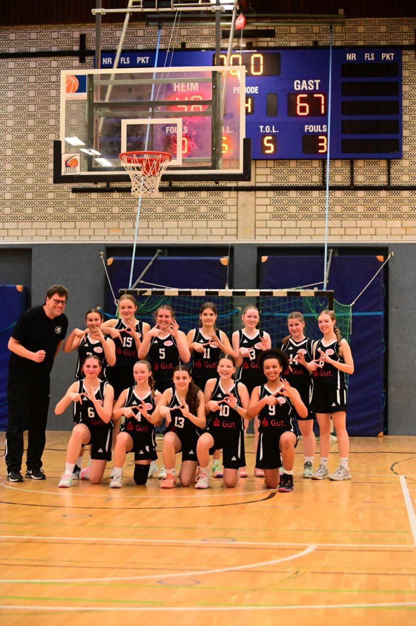 U16w: Starke Hinrunde der Gerthe Girls