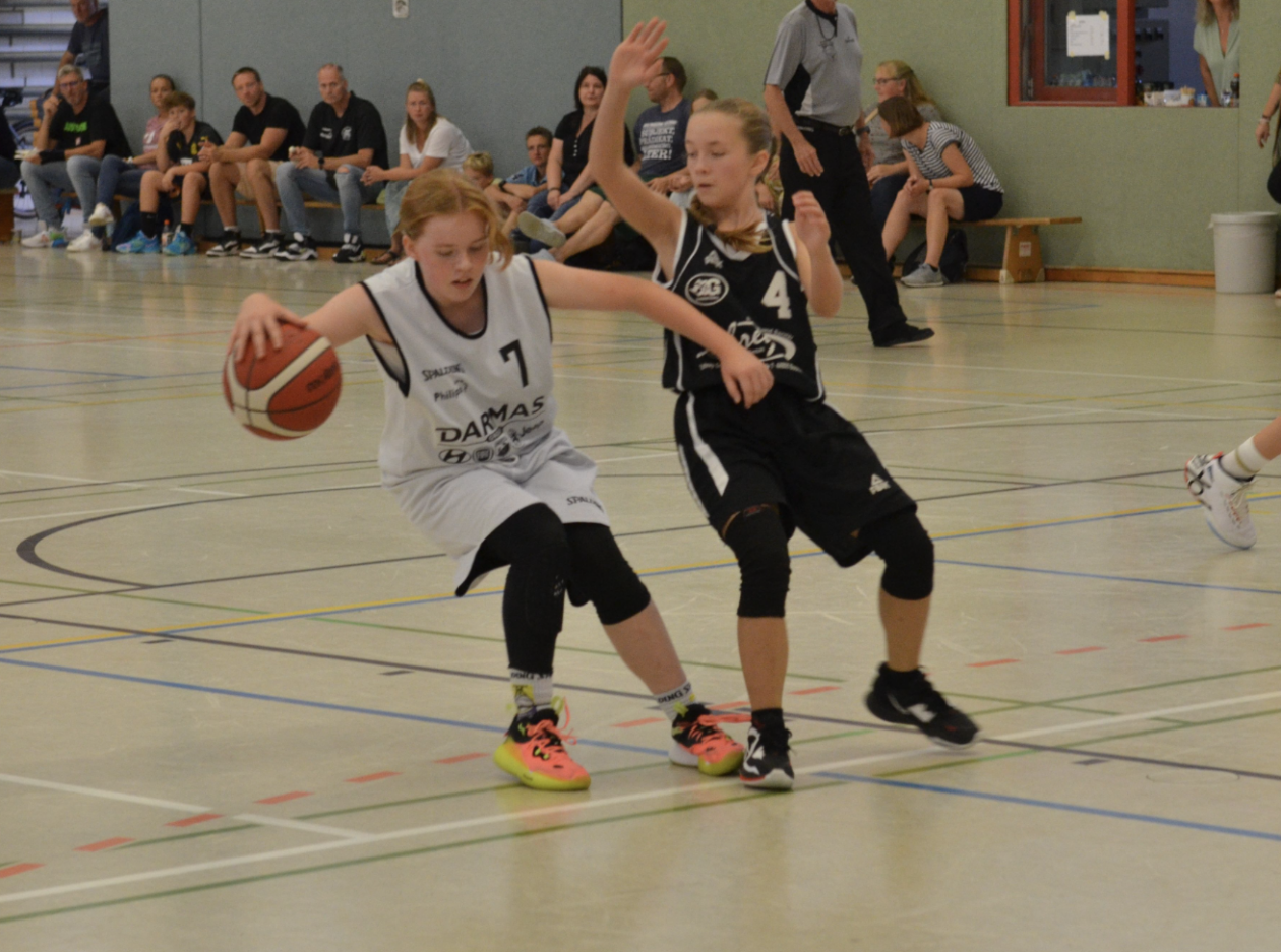 Ein beherzter Kampf: U14w unterliegt knapp den Ruhrpott Baskets