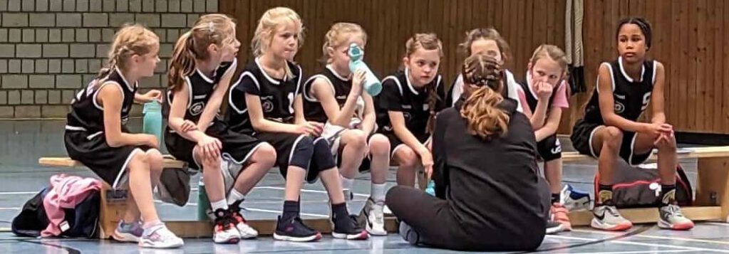 Erstes U10 weiblich Spiel in Gerther Geschichte