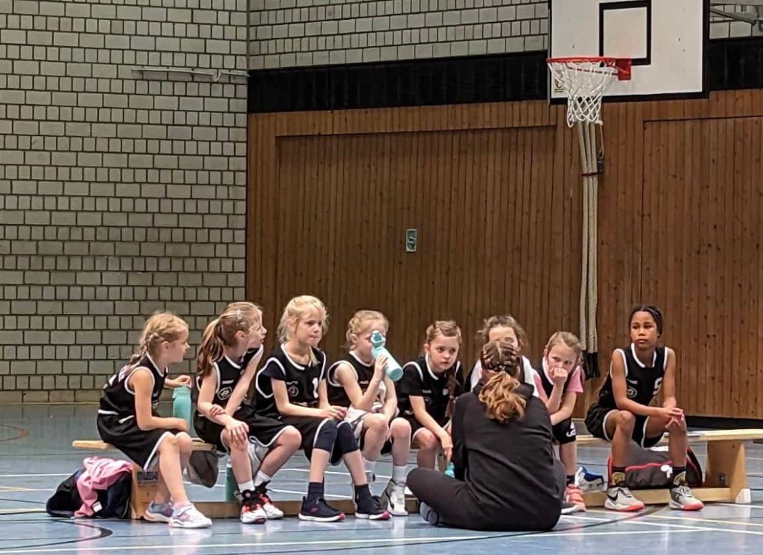 Erstes U10 weiblich Spiel in Gerther Geschichte